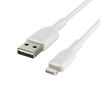 belkin CAA001BT3MWH USB-A to Lightning PVC Cable (3m) White