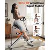 Pink Squat Machine for Home,Rodeo Core Exercise Machine,330Lbs Foldable,Adjustab