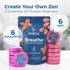 RO Shower Steamers Aromatherapy - Eucalyptus & Mint Shower Bath Bombs w/Essential Oils for Self Care and Relaxation | Birthday Gifts for Women, Men Who Have Everything