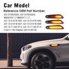 WinPower LED Dynamic Side Marker Turn Signal Light Sequential Blinker Error Free Compatible with E90 E91 E92 E93 E61 E87 E82 etc., 2 Pcs