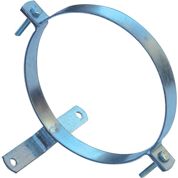 Wolfpack 22010034 Hose Clamp for Flexible Cooker Galvanised with Bracket 150 mm