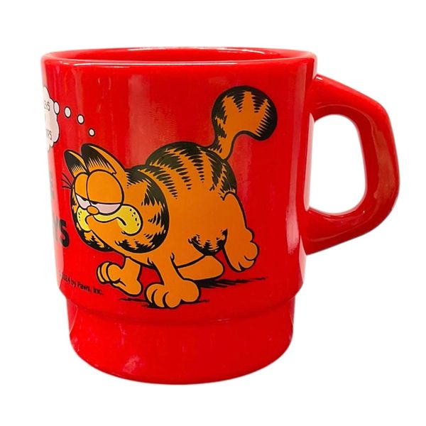 MILKY STACKING MUG Milky Stacking Mug Red Garfield