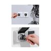 Socket Lock Set, 3 Pieces, Lockable Socket with Anti-Theft Protection, Identical Key, 38.8 mm, Grey