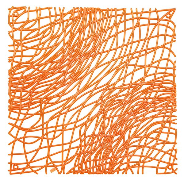 Koziol 2033509 Silk Room Divider Ornament, Transparent Orange