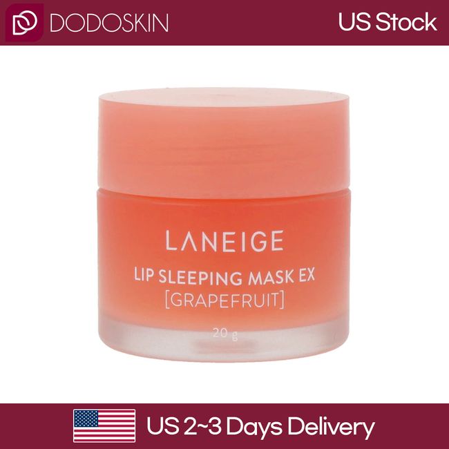 US SELLER LANEIGE Lip Sleeping Mask Grapefruit 20g