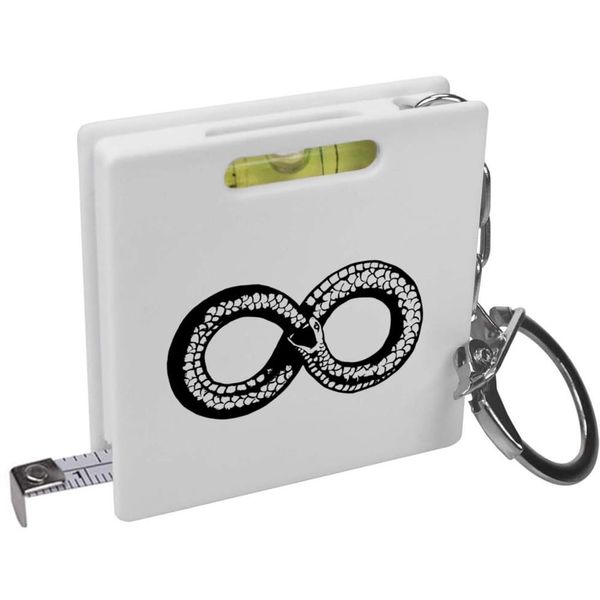 'Ouroboros' Keyring Tape Measure/Spirit Level Tool (KM00041822)