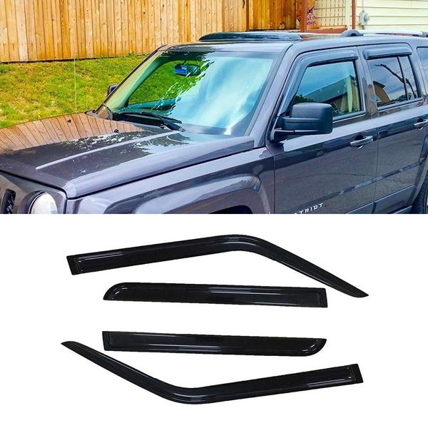 Laprive Auto 4pcs for 2007-2018 Patriot Sun Rain Guard Window Visors