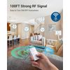 DEWENWILS Remote Control Light Socket, Wireless Light Switch 3 Socket 1 Controll