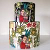 Handmade Lampshade Tropical Print Mexican Artist