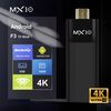 MX10 F3 4K Android TV Stick with Remote, Netflix and YouTube