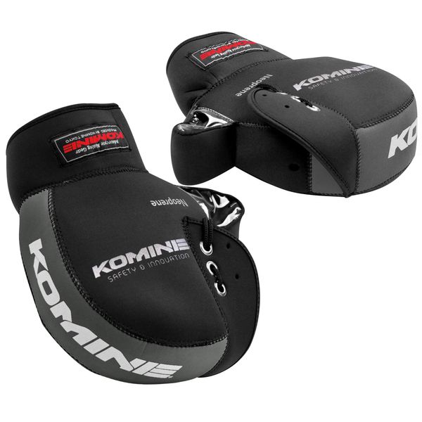 KOMINE Neoprene Handle Warmer, model: 09-021, black/grey