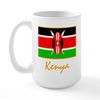 CafePress Kenya Large Mug 15 oz (444 ml) Ceramic Coffee Mug