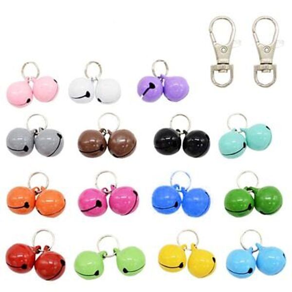 30 Pack Pet Cat Dog Collar Bells for Potty Training Colorful Cat Dog Strong L...