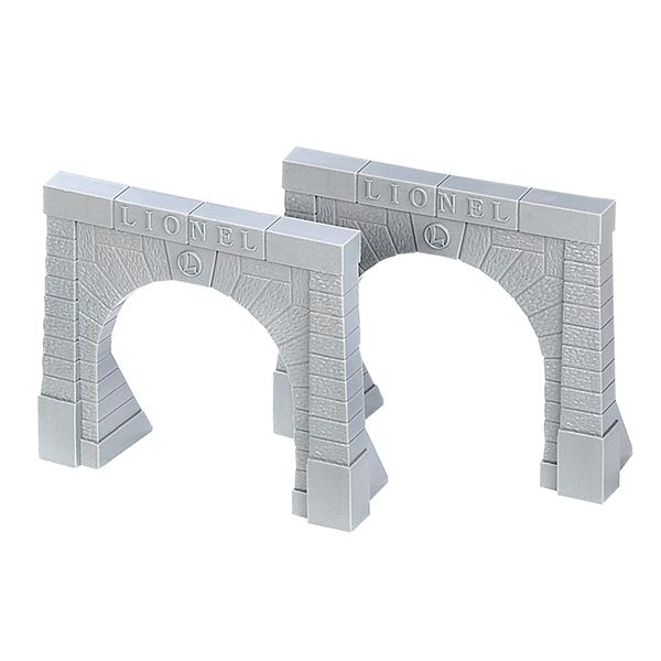 Lionel Electric O Gauge Model Train Accessories, Tunnel Portals (Set of 2)