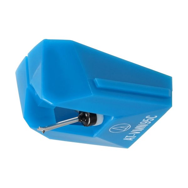 Audio-Technica AT-VMN95C Conical Replacement Turntable Stylus, Blue