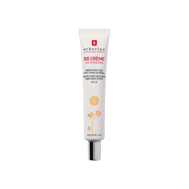 Erborian - BB Cream With Ginseng - Complexion Cream - "Baby Skin" Effect - Korean Cosmetic Treatment 5 -In -1 For SPF 20 - Nude - 40 ml