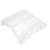 SPARES2GO Fluff Filter Lint Screen compatible with Beko Tumble Dryer (White)