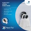 Croydex Flexi-Fix Modern Robe & Towel Hook in Chrome - Epsom