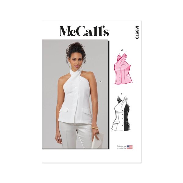 McCall's Top Sewing Pattern, Multicolor