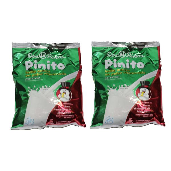 Dos Pinos Powdered Milk "Leche Pinito" 14.1oz (pack of 2) 28.2oz Total, From Costa Rica