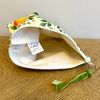 Toiletry Bag in a Cute Orange Blossom Print