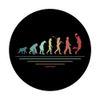 Basketball Evolution Basketballspieler Coach Hoop PopSockets mit austauschbarem PopGrip