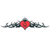 Queen of Hearts Lower Back Tattoo