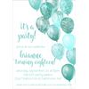 Tiffany Birthday Party Invitations With Envelopes