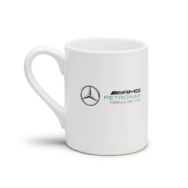 MERCEDES AMG PETRONAS Formula One Team - Offizielle Formel 1 Merchandise Kollektion - Logo-Tasse - Weiß - 310ml