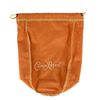 Crown Royal Bag with Drawstring | Orange w/Peach - Peach