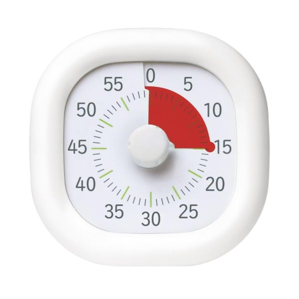 Sonic LVL-8439-W Timer, Toki Suppo, Timer, 3.9 inches (10 cm), White