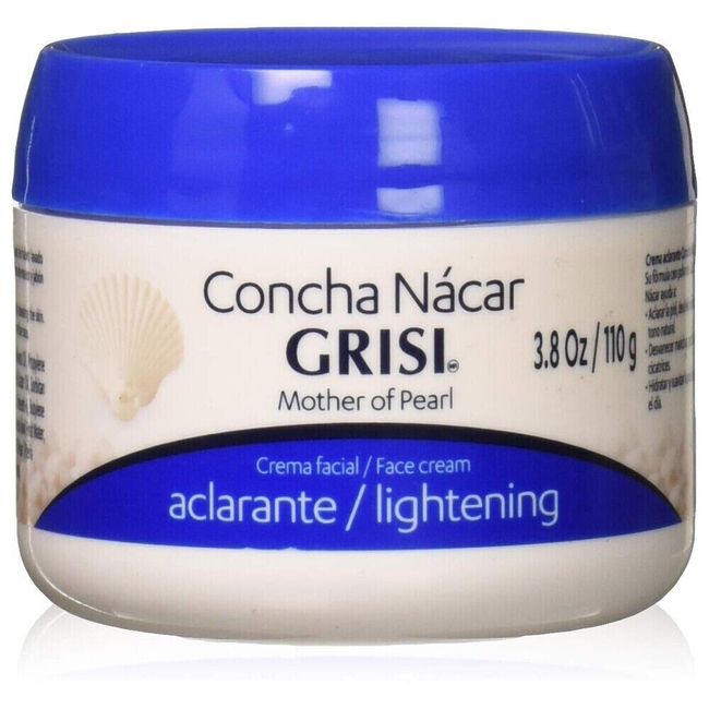 Grisi Cream Concha Nacar Mother of Pearl Aclarante Lightening Cream, 3.8 oz