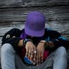 Snapback Baseball Hat Lightning Bolt Lifeline Embroidery Acrylic Cap Snaps Black One Size