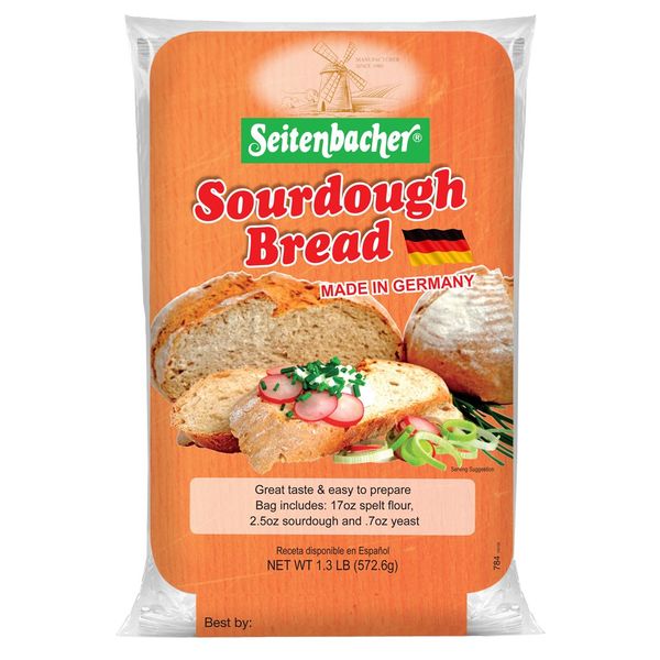 Seitenbacher German Sourdough Bread Mix, 1.3 Pound (Pack of 6)