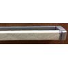 (12 Pack) 3-3/8" Italian Mid Century Modern Leather Pull Matte Chrome