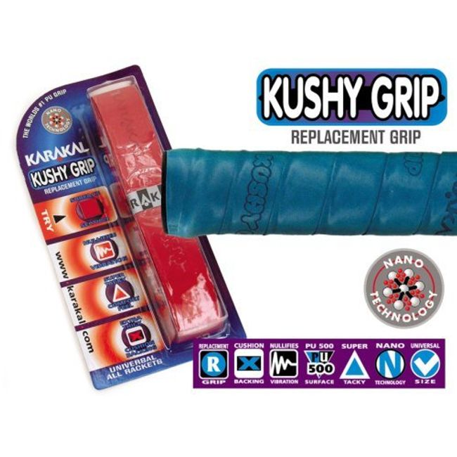 Karakal Kushy Replacement Grip, 1-pack Asst. Colors