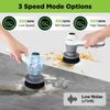 WORKPRO 8V Electric Spin Scrubber, 3-Speed Adjustable Shower Scrubber