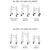 Replacement Leg Tips Rubber Cap Black/SACCS – B set of 4 Set