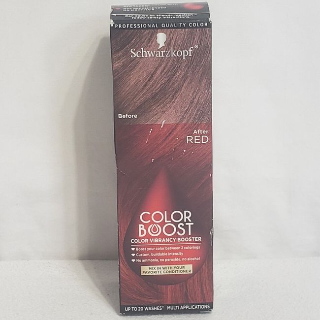 Schwarzkopf Professional Color Boost Vibrancy Hair Booster Red, 1 oz