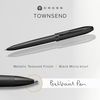 CROSS Townsend Black PVD Micro-knurl Ballpoint Pen