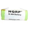 HQRP 42mm Long Battery Compatible with Braun 5000, 3745, 3761, 3762, 5000 Toothbrush Repair 2000mAh Professional Care Triumph Sanyo 346 Sanyo346