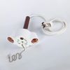 Pendant Light Hanging Ceiling 2 Lights Ceiling Light E26 Socket with 3 Drawcord Switch Night Light Bulb 23.6 inches (60 cm)