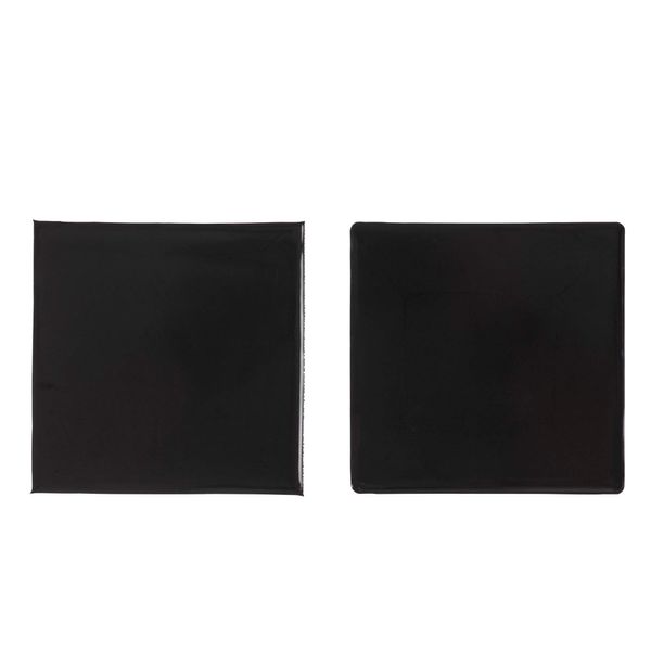 Sorbothane Vibration Isolation Square Pad, 4"x4", 2 Pack (70 Duro, 0.125" Thick)