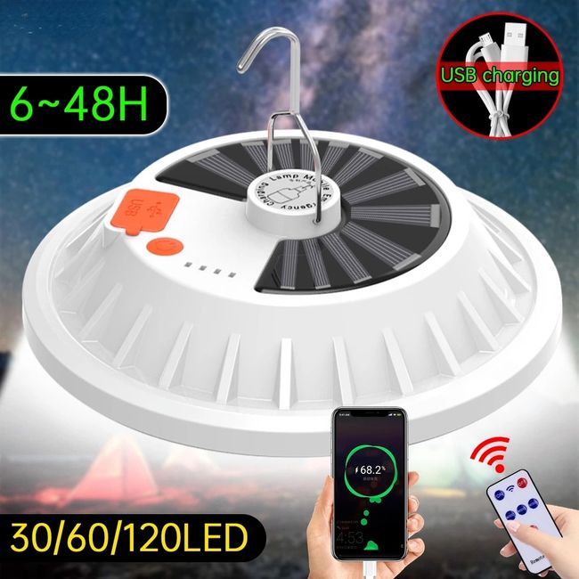 15600maH Camping Lantern LED USB Fast Rechargeable Portable