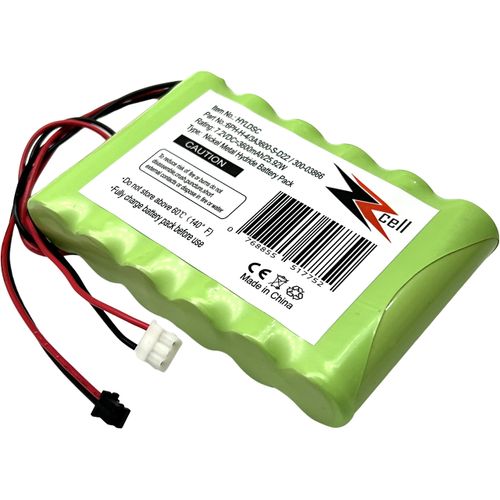 ZZcell® Battery Replacement for DSC Impassa SCW9057 Control Panel, 6PH-H-4/3A3600-S-D22, ADT Wireless Alarm Systems and Honeywell 300-03866, Lynx 5100, 5200, 5210, Touch 7000, LYNXRCHKIT-SHA