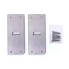 Kingsley Park Mail Post Extender Bracket, Silver
