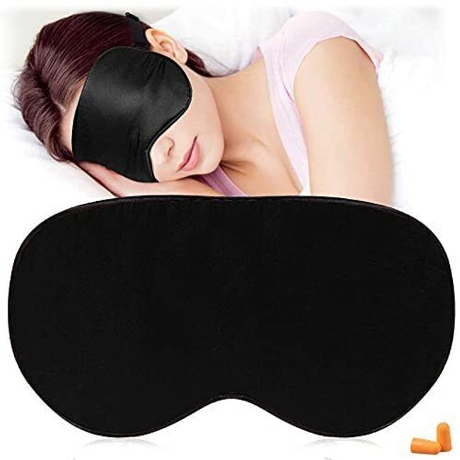 Sleep Mask & Blindfold，Super-Smooth Eye mask for Sleeping，Suitable for Travel