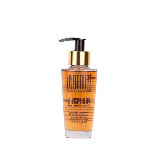 LA BEAUTE Intensive Silk Serum with Pure Keratin & Argan Oil 120 ml / 4.05 fl.oz