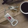 GRAPHICS & MORE Bridgewater State Bears Logo Keychain Rectangle Chrome Plated Metal Bottle Cap Opener