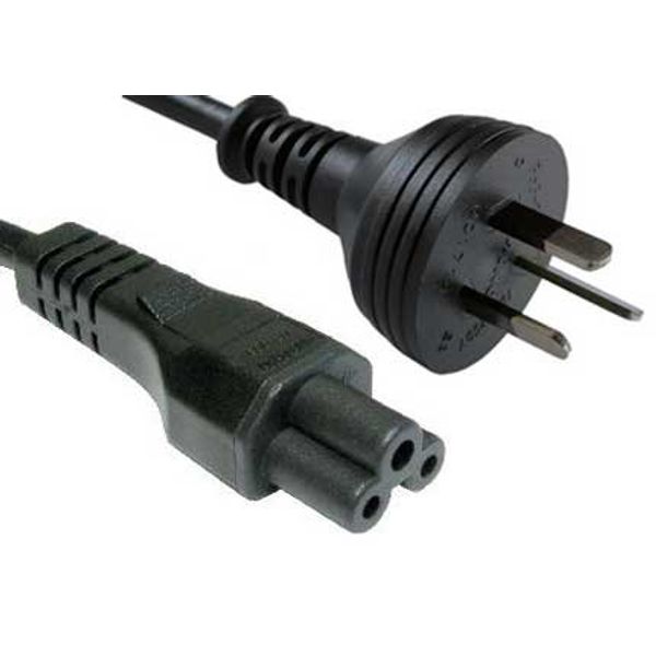 2M AUSTRALIAN MAINS TO CLOVER LEAF C5 CABLE